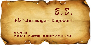 Büchelmayer Dagobert névjegykártya
